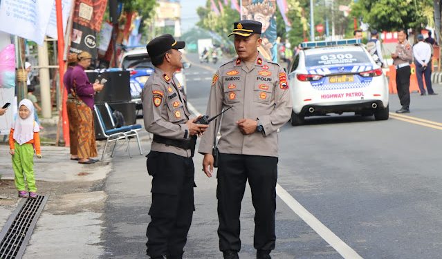 Polres Banjarnegara Lakukan Pengamanan Hari Jadi ke 454 Kabupaten Banjarnegara