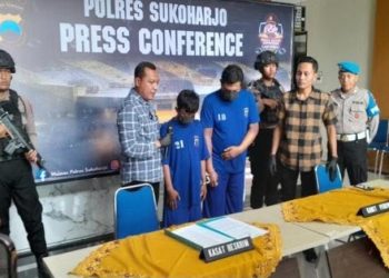 Berbekal Rekaman CCTV, Polres Sukoharjo Berhasil Tangkap Terduga Pelaku Curanmor