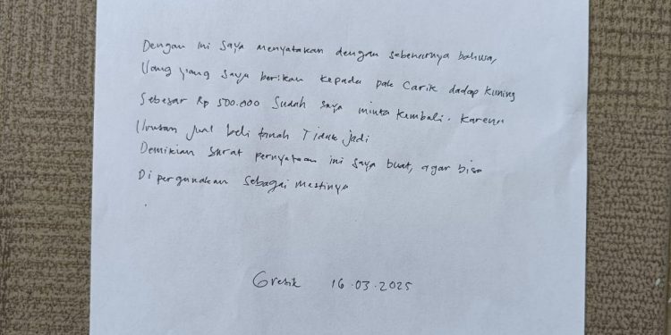 Dugaan Pungli Sekdes Dadapkuning Yang Sempat Ramai Menjadi Perbincangan Hanya Hoax