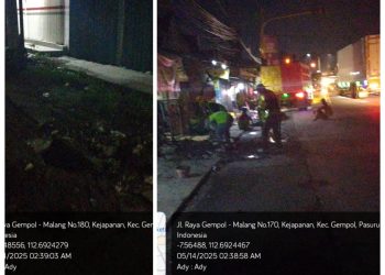 Dugaan Pencurian Kabel Telkom di Gempol Tersetuktur dan Memiliki Trik Baru. Petugas Resmi Minta di Kawal Oknum Polisi.