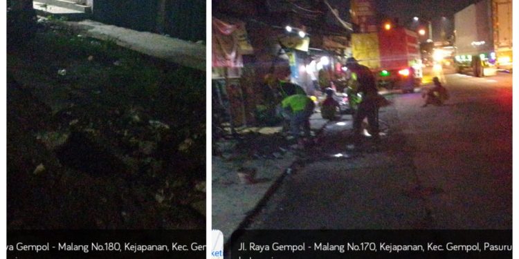 Dugaan Pencurian Kabel Telkom di Gempol Tersetuktur dan Memiliki Trik Baru. Petugas Resmi Minta di Kawal Oknum Polisi.