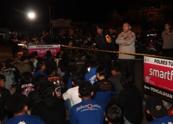 Polres Tuban Amankan 294 Orang dan 170 Kendaraan Roda Dua Yang Nekat Konvoi Saat Suran Agung