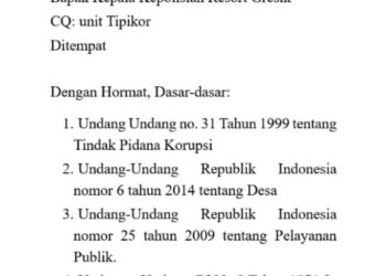 Diseret ke Tipikor? Dua Desa di Benjeng Dituding Menyimpang