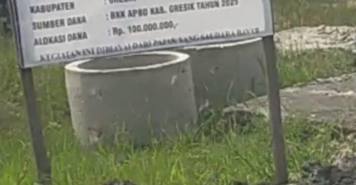 Proyek Drainase Desa Dapet Diduga Markup Puluhan Juta, RAB Sederhana Bongkar Ketimpangan Anggaran