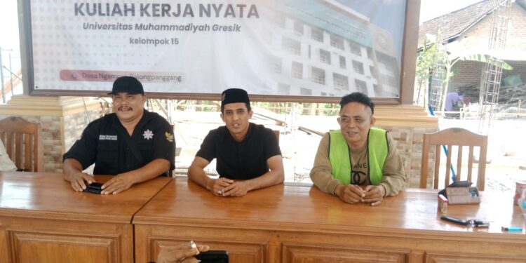 Terkait Pemberitaan Miring Pembangunan di Desanya, Kepala desa Ngampel Dwi Bagus Angkat Bicara