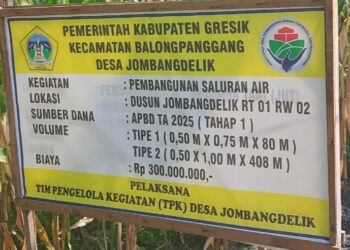 Dibalik Bongkahan Batu, Ratusan Juta Diduga Hilang di Proyek Desa Jombangdelik